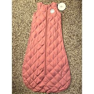 Quilted Sleeveless Kids Sleep Sack in Dusty Rose